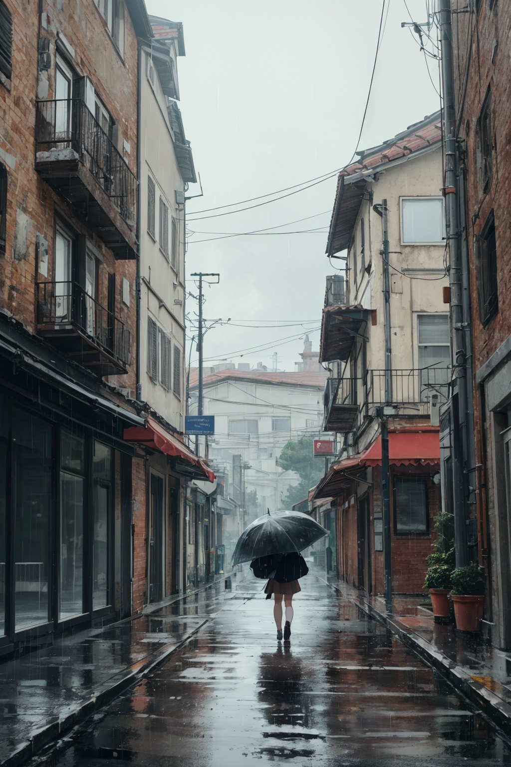 photo of landscape,  rainy weather,  8k uhd on Tensor.Art