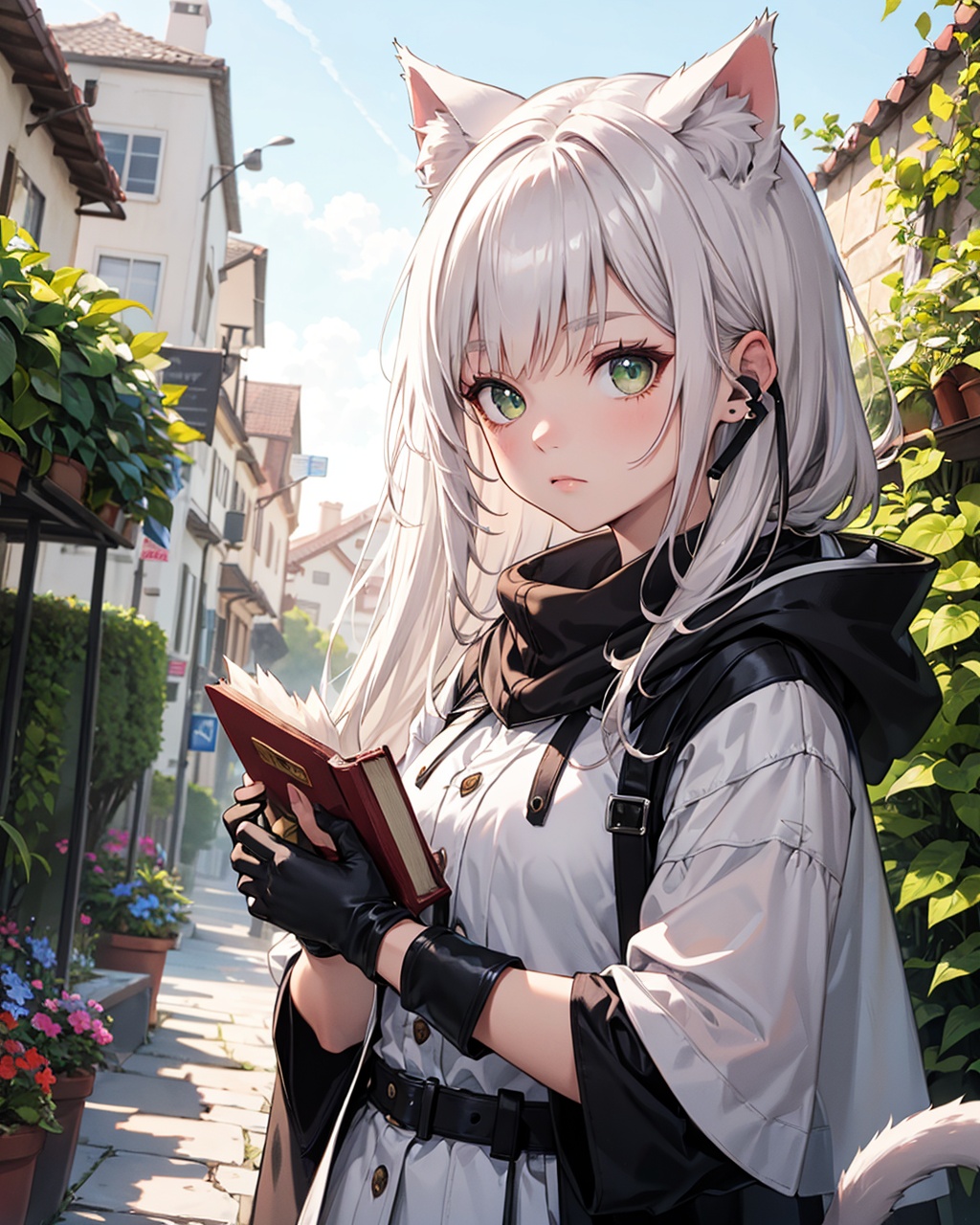 rosmontis,  1girl,  animal ears on Tensor.Art