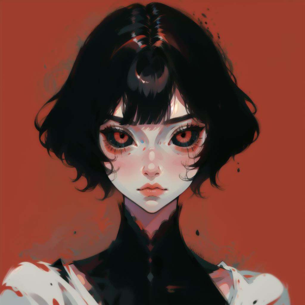 best quality,  black sclera on Tensor.Art