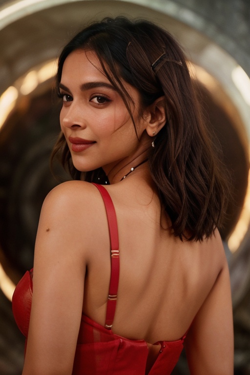 masterpiece,  RAW photo of DeepikaPadukone looking at the viewer,  realistic with lifelike composition by Jieolsz on Tenso...