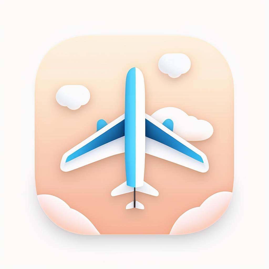 airplane,  sky,  minimalist on Tensor.Art