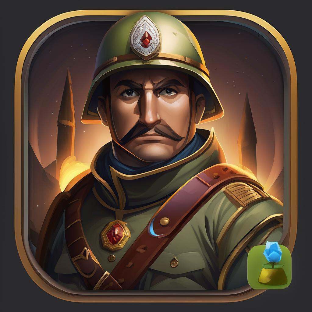 A soldier,  portrait game,  no gun on Tensor.Art