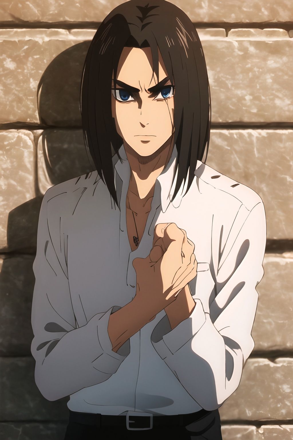 masterpiece, best quality,clenched hand, erenad