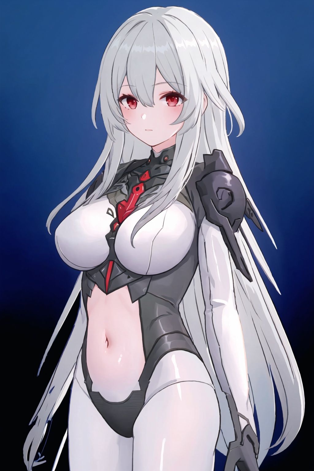 1girl,  solo,  red eyes on Tensor.Art