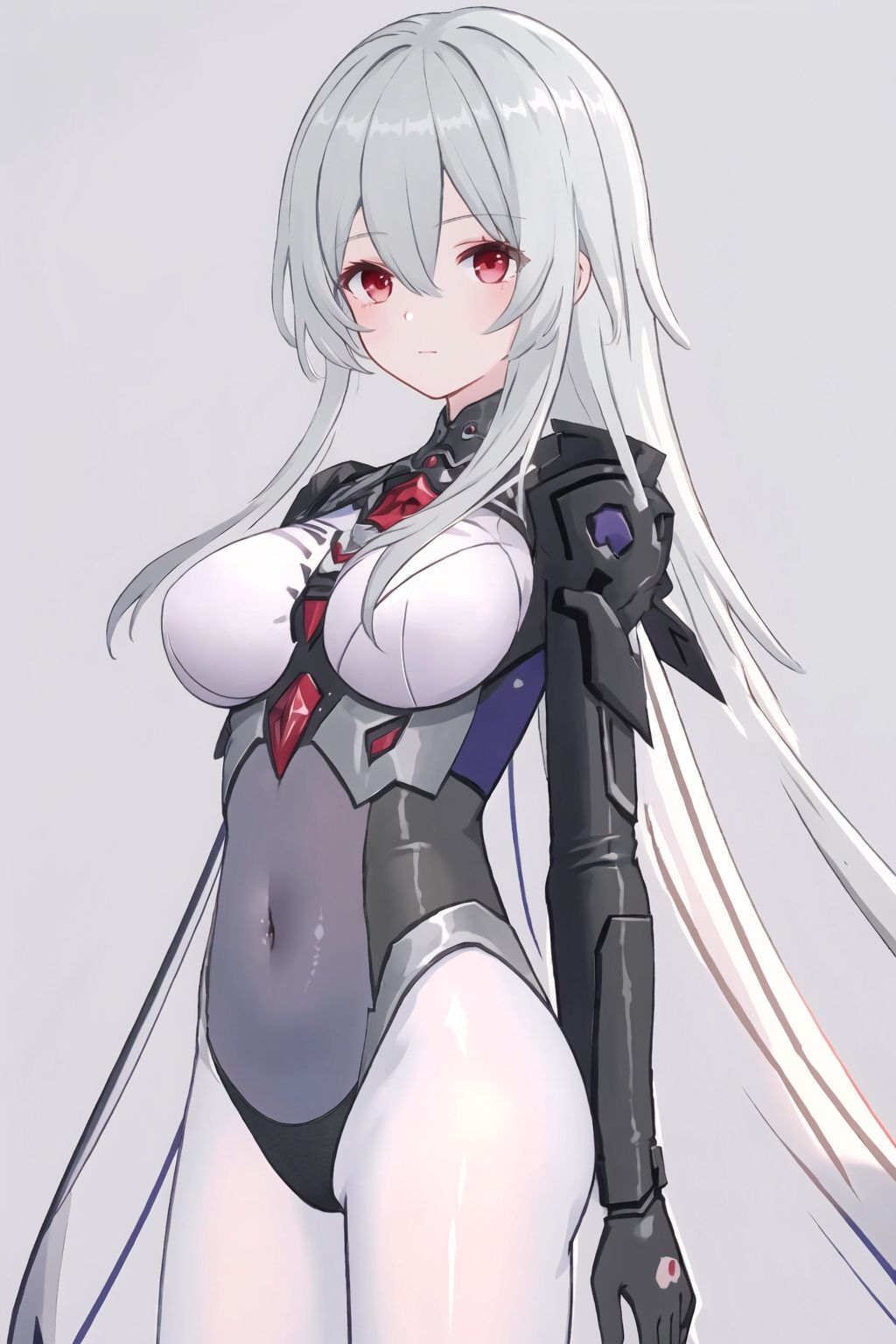1girl,  solo,  red eyes on Tensor.Art