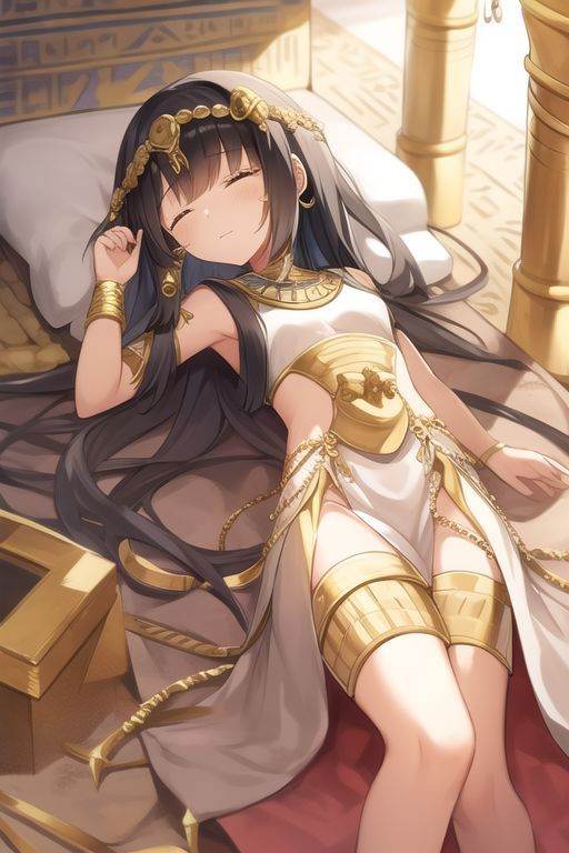 ancient egyptian clothes,  1girl,  solo on Tensor.Art