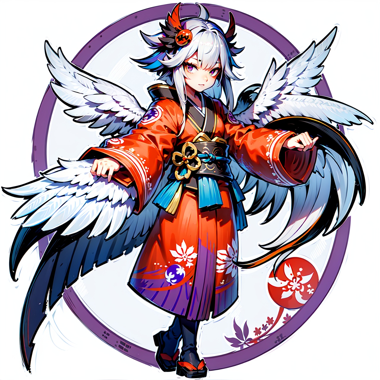Man,  Tengu,  Onmyoji on Tensor.Art