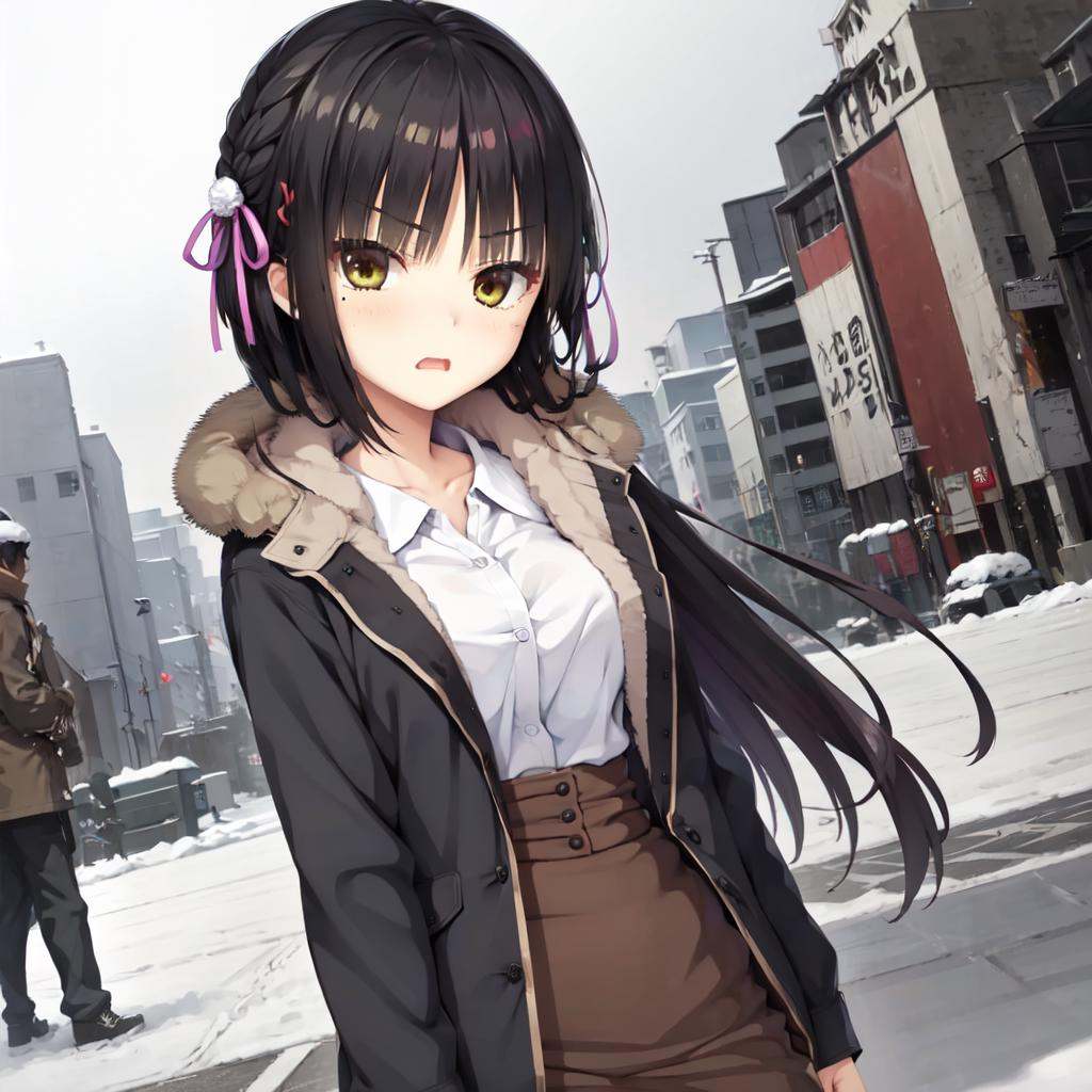 solo,  Natsume,  black hair on Tensor.Art