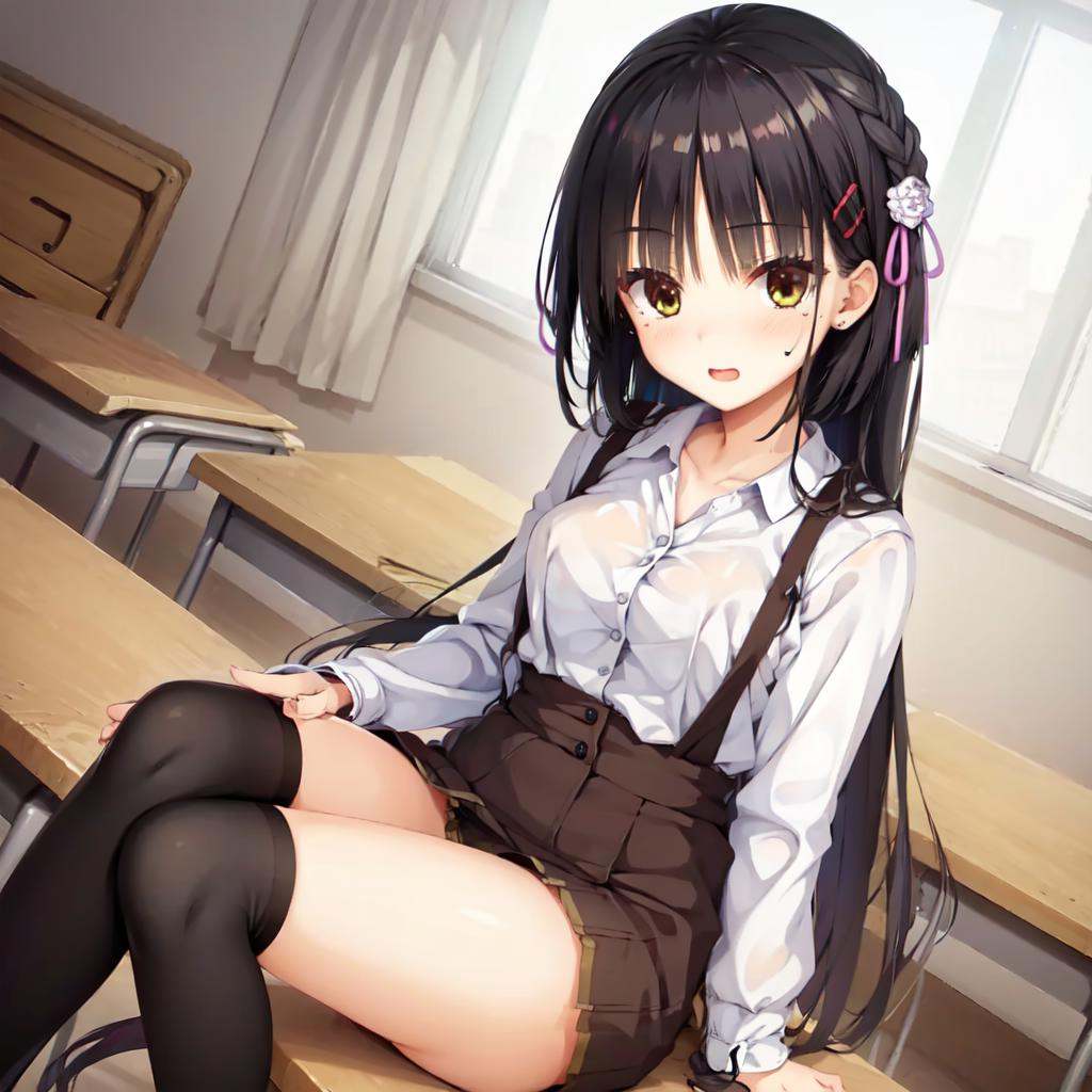 solo,  Natsume,  black hair on Tensor.Art
