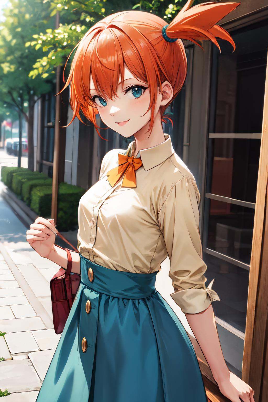 misty pokemon,  orange hair,  1girl on Tensor.Art