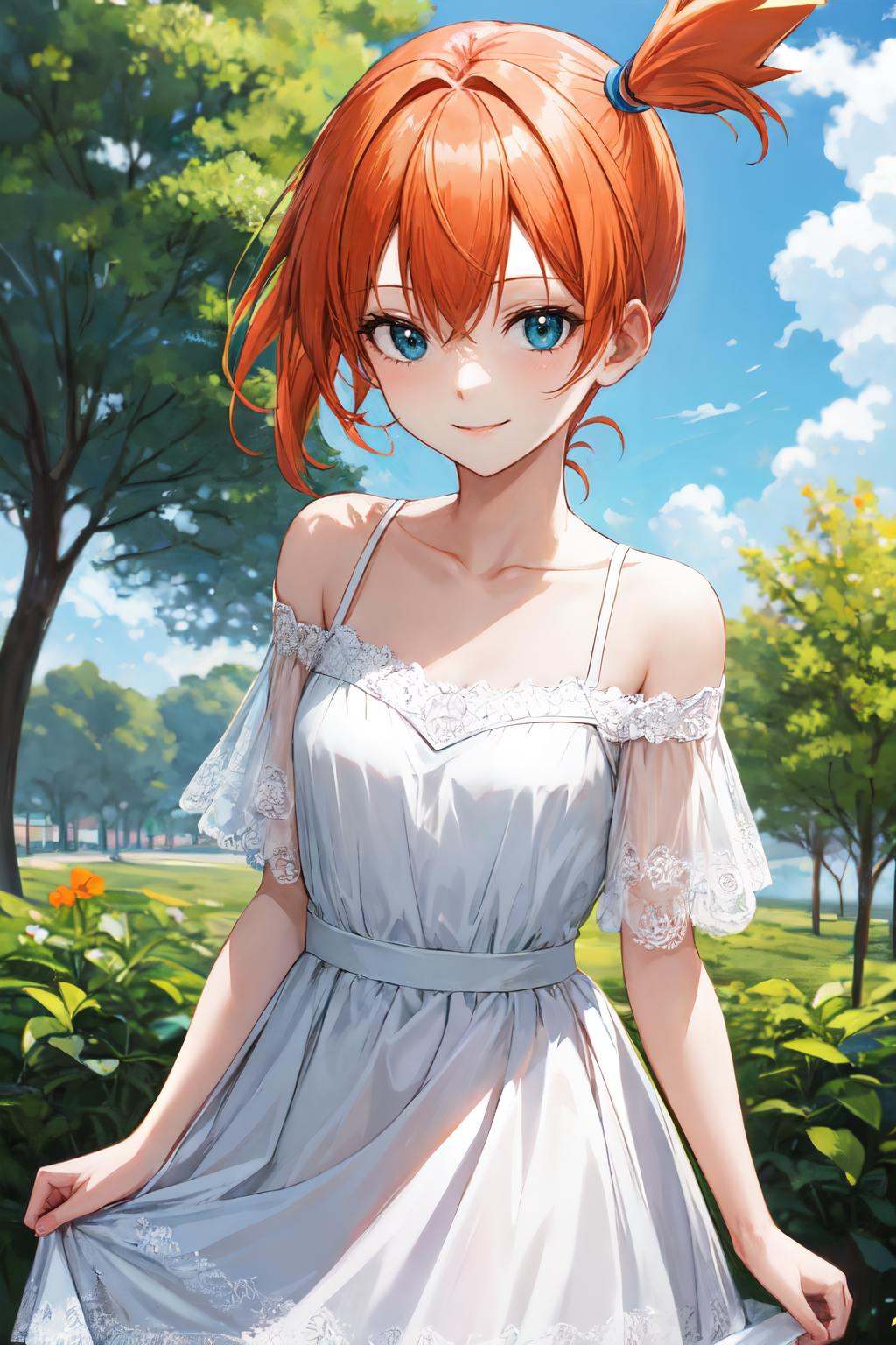 misty pokemon,  orange hair,  1girl on Tensor.Art