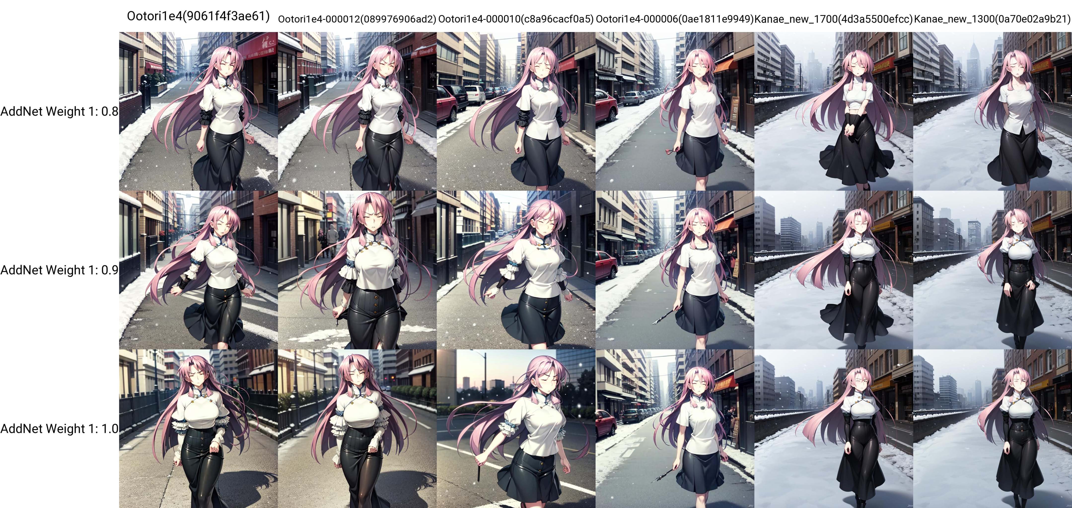 solo,  Ootori Kanae,  pink hair on Tensor.Art