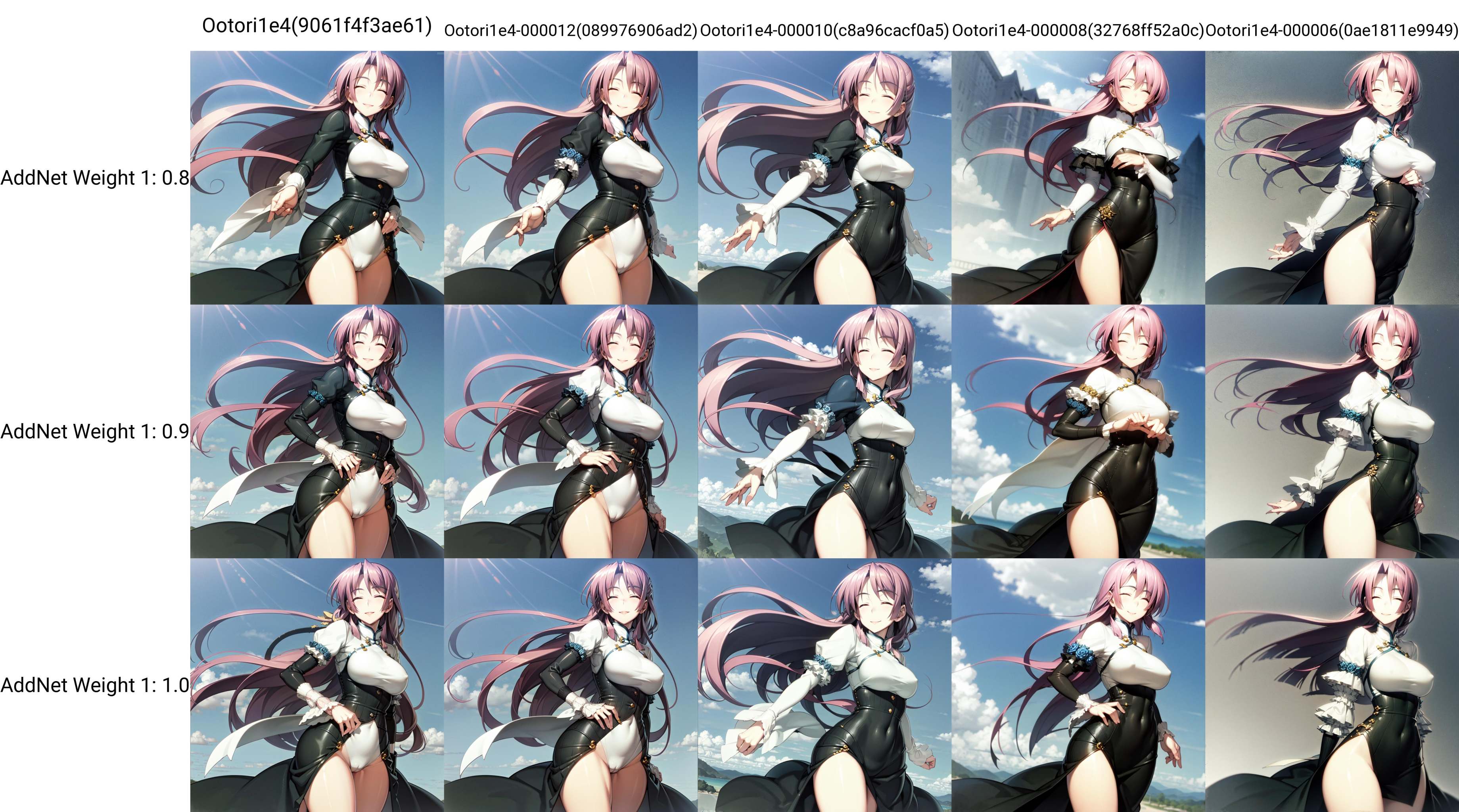 solo,  Ootori Kanae,  pink hair on Tensor.Art