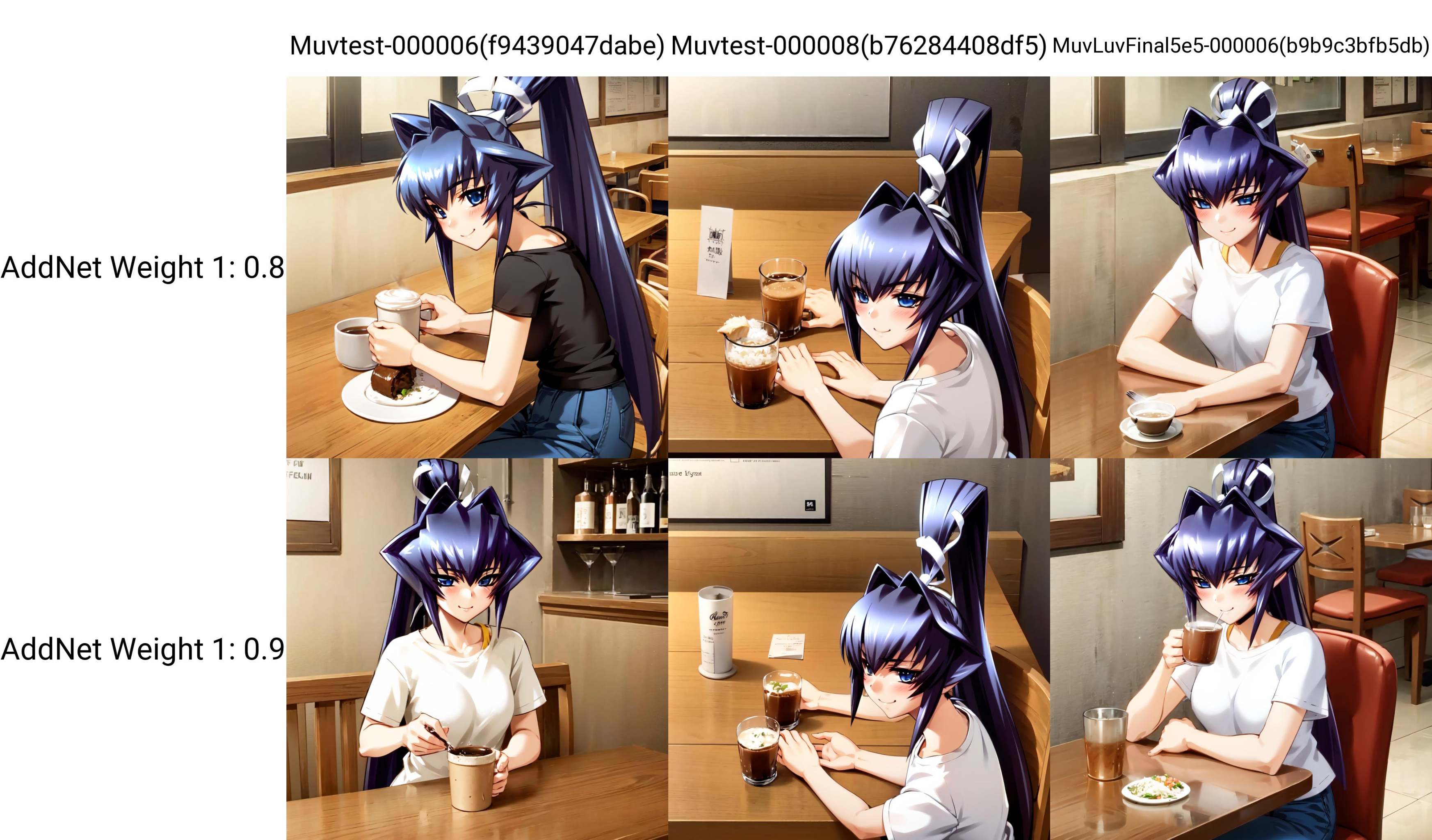 solo,  Mitsurugi Meiya,  blue hair on Tensor.Art