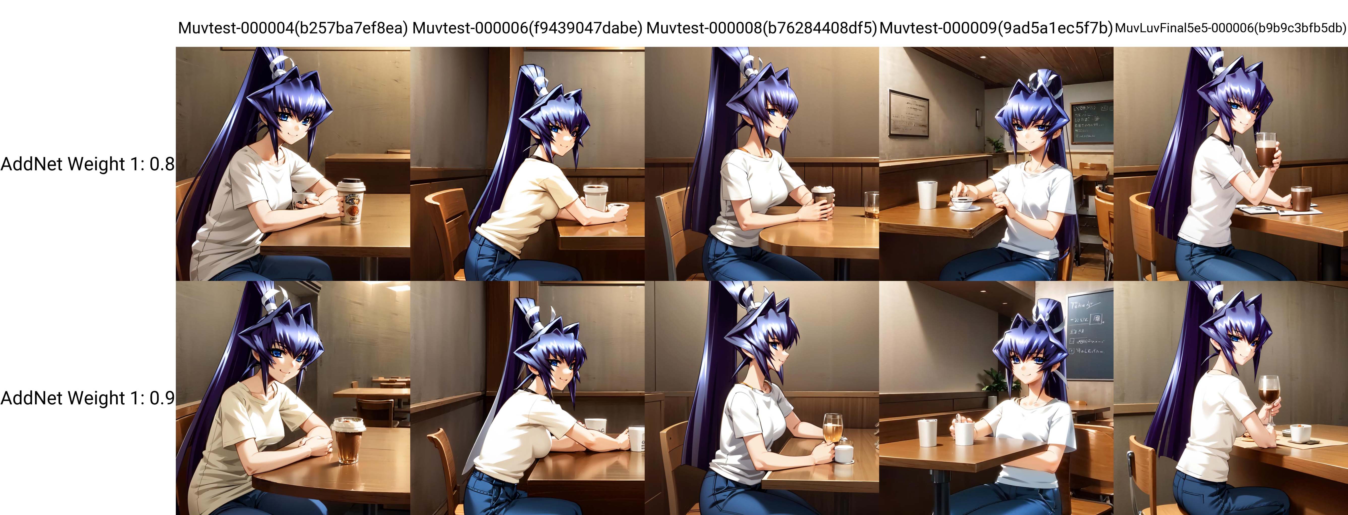 solo,  Mitsurugi Meiya,  blue hair on Tensor.Art