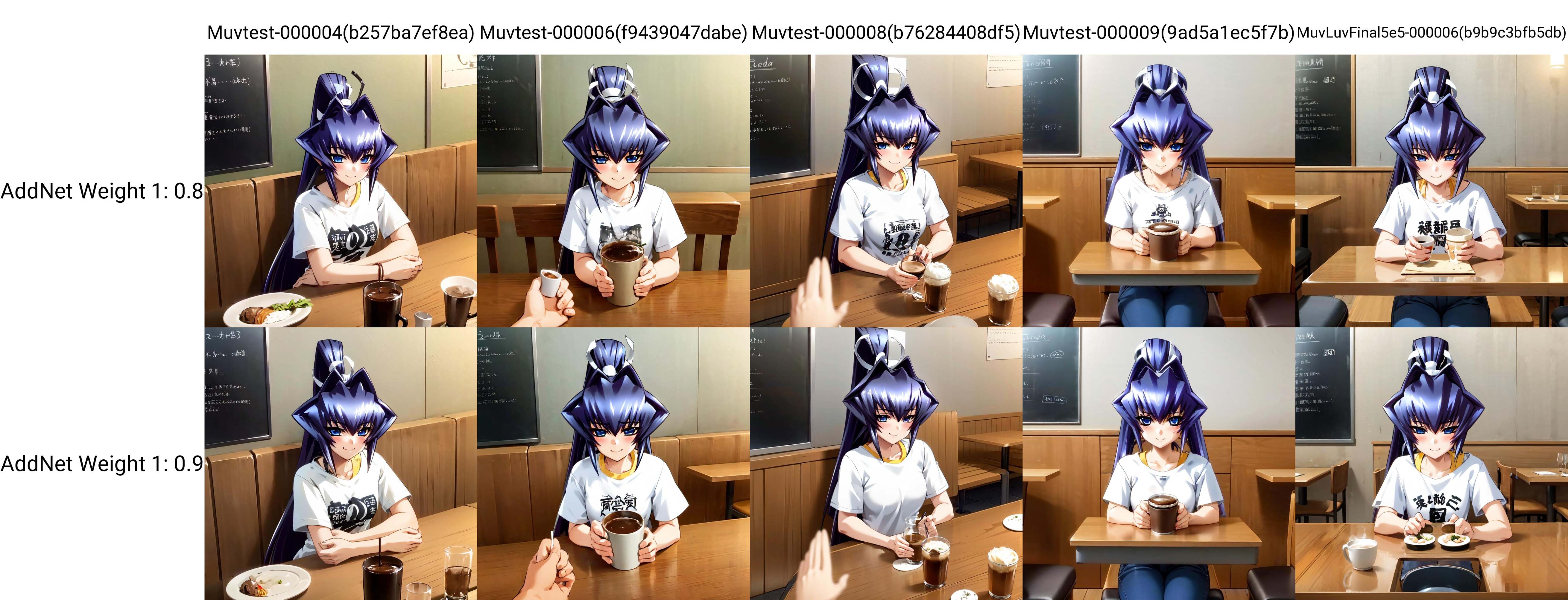 solo,  Mitsurugi Meiya,  blue hair on Tensor.Art