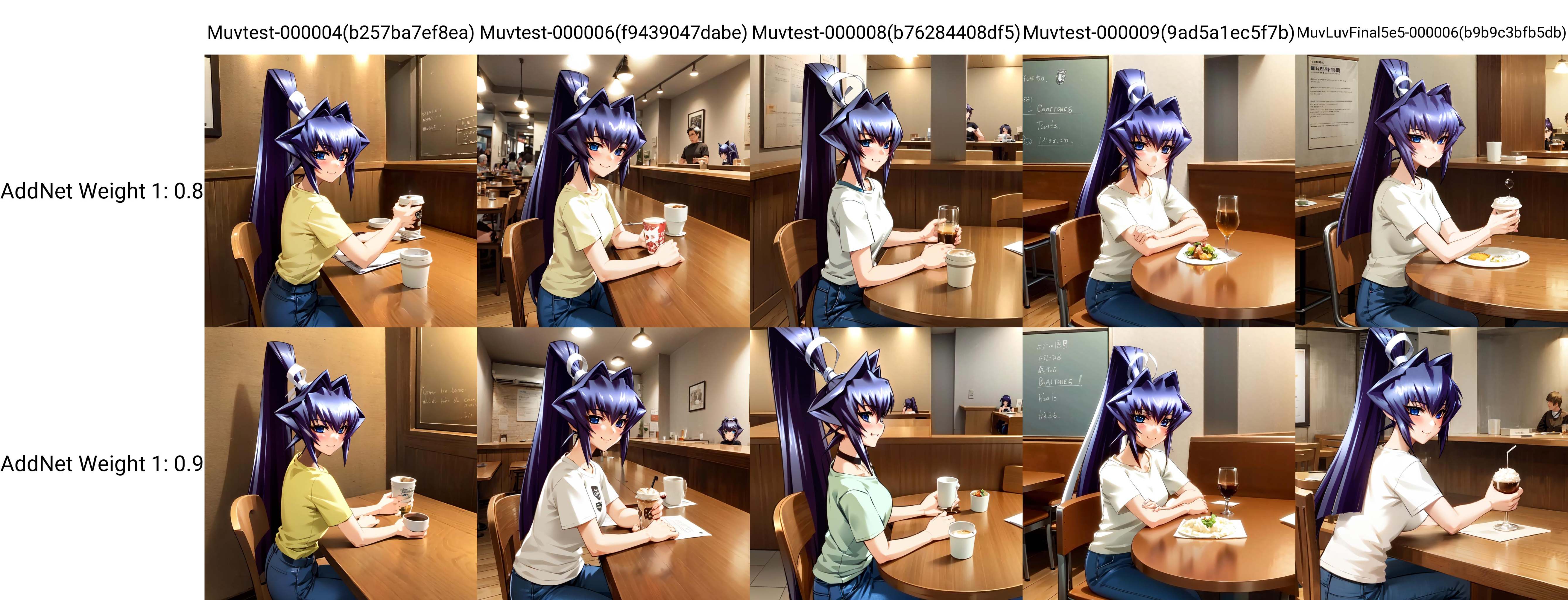 solo,  Mitsurugi Meiya,  blue hair on Tensor.Art
