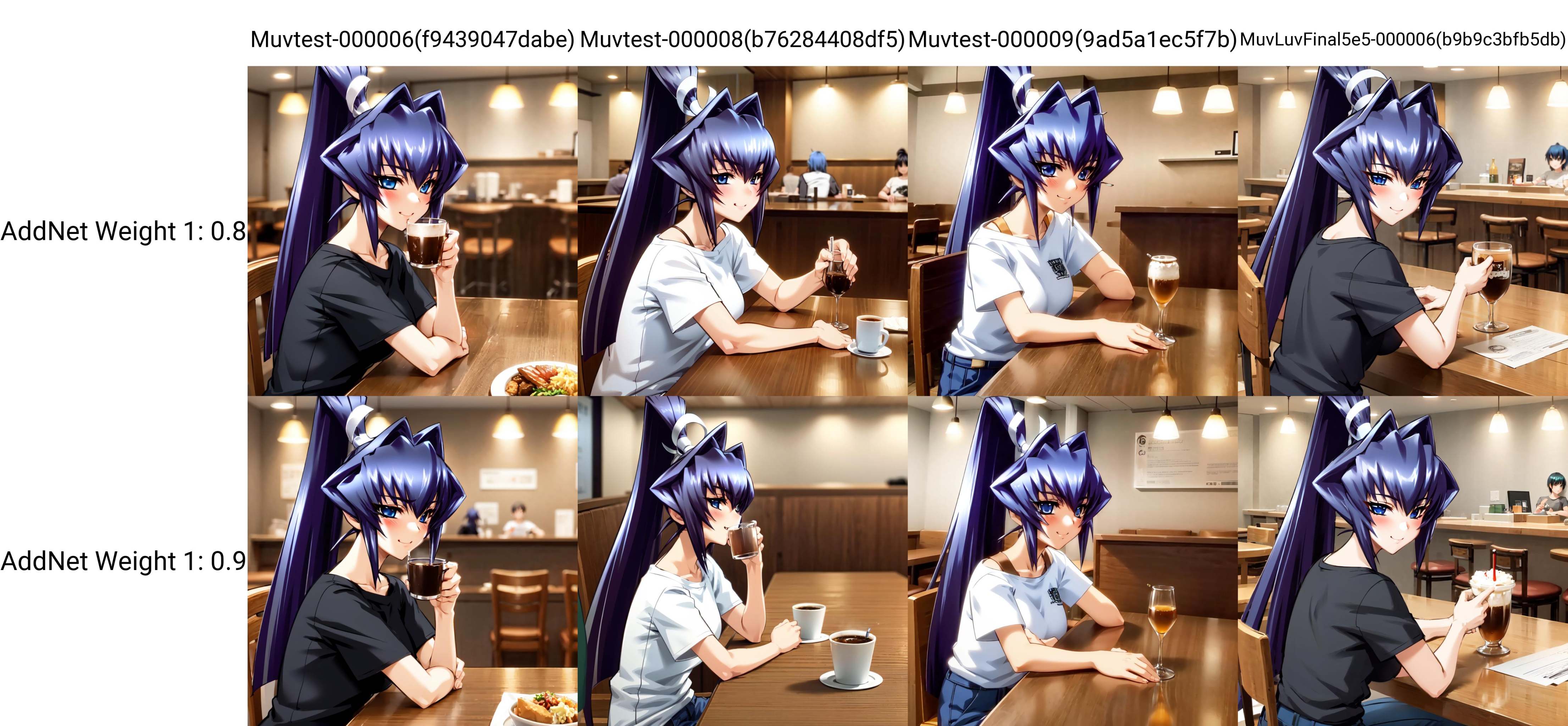 solo,  Mitsurugi Meiya,  blue hair on Tensor.Art