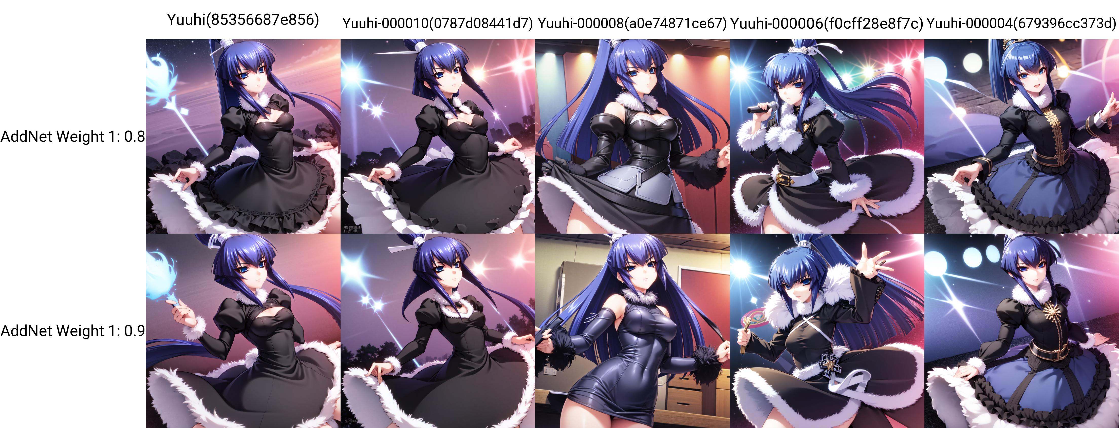 solo,  Koubuin Yuuhi,  blue hair on Tensor.Art