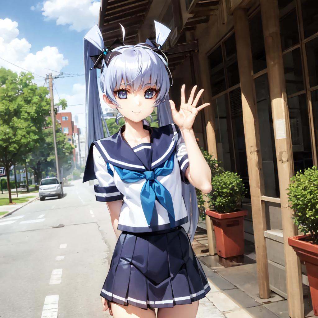 solo,  Yashiro Kasumi,  blue eyes on Tensor.Art