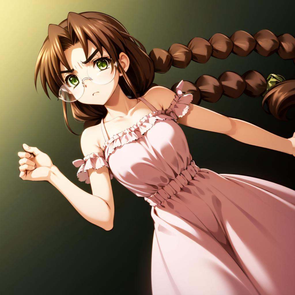 solo,  Sakaki Chizuru,  brown hair on Tensor.Art