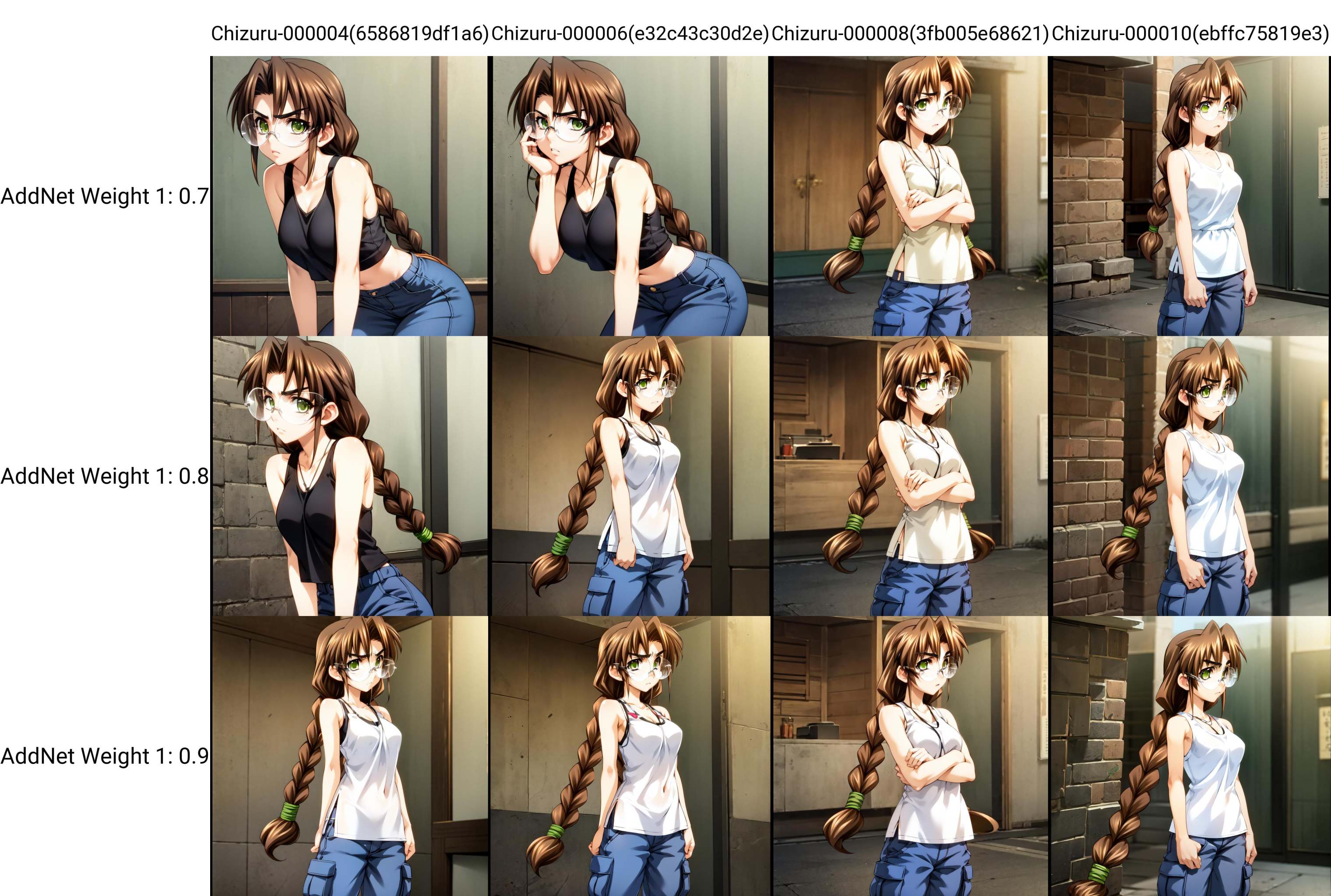 solo,  Sakaki Chizuru,  brown hair on Tensor.Art