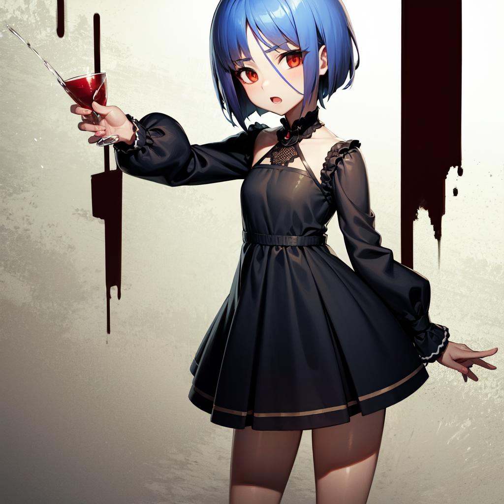 solo,  Ayane Ichijou,  red eyes on Tensor.Art