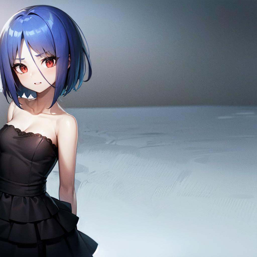 solo,  Ayane Ichijou,  red eyes on Tensor.Art