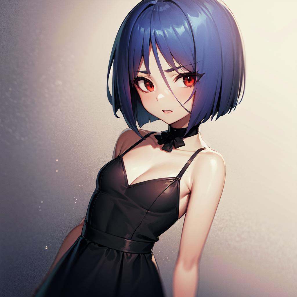 solo,  Ayane Ichijou,  red eyes on Tensor.Art