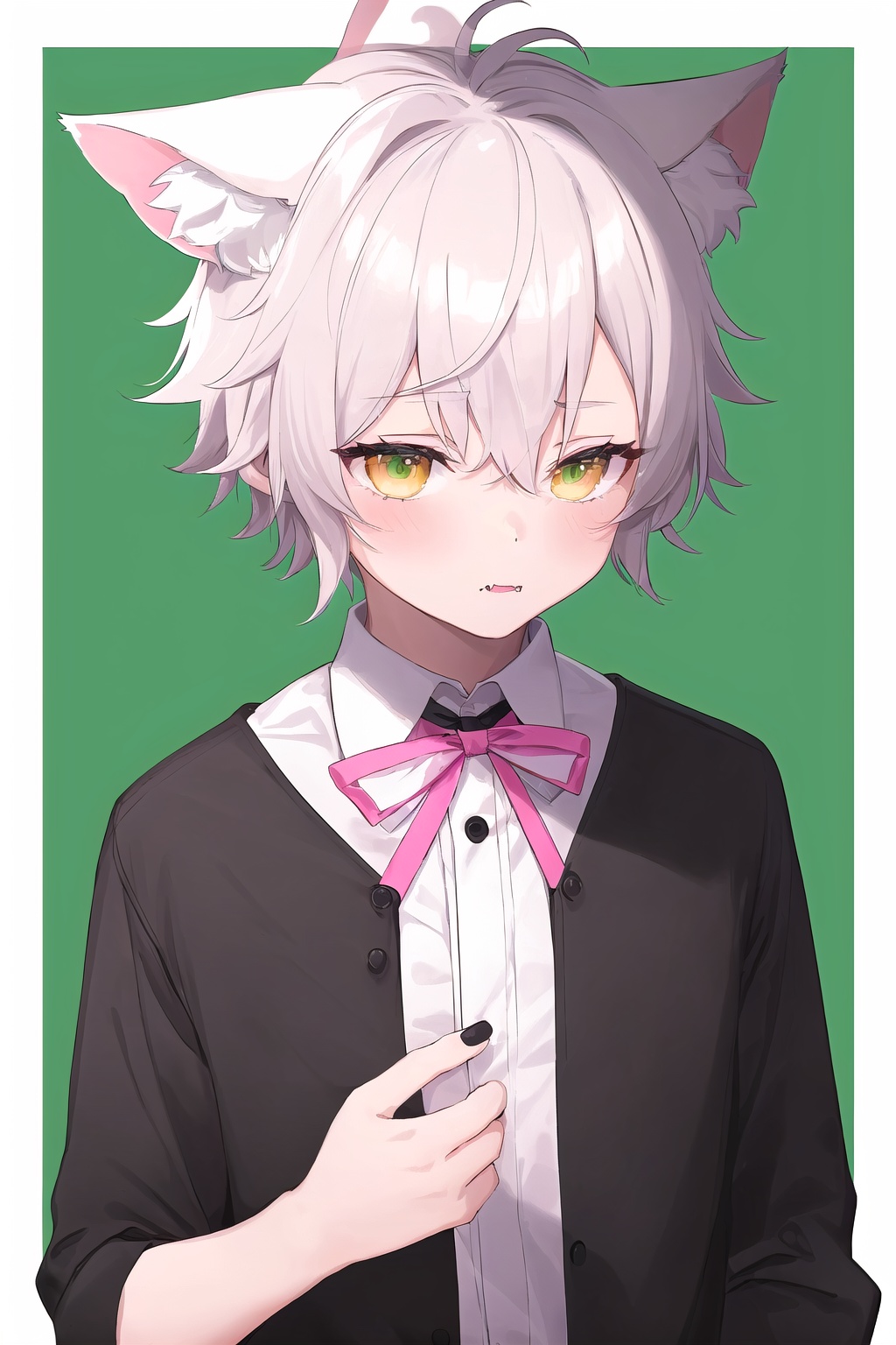 1boy,  :3,  animal ear fluff on Tensor.Art