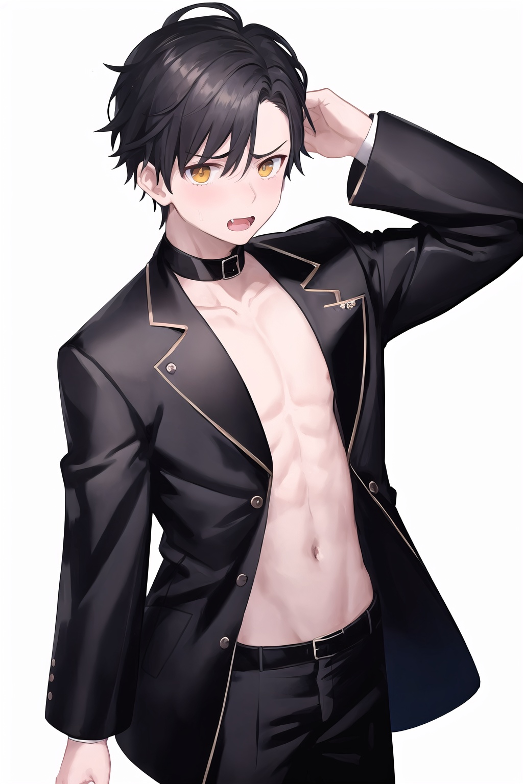 1boy,  :d,  annoyed on Tensor.Art