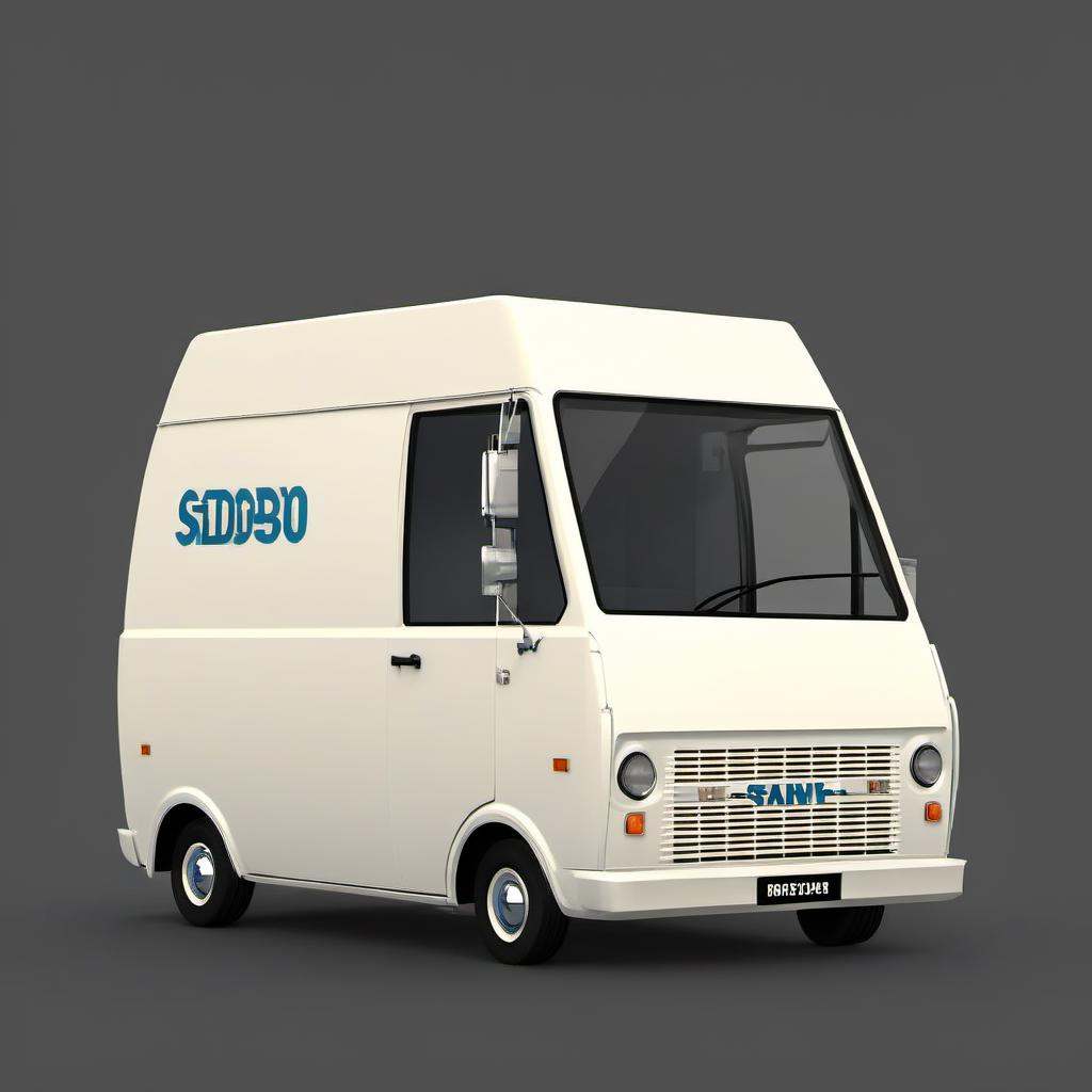 a Delivery van  <lora:STYLIZARD_v1:1>