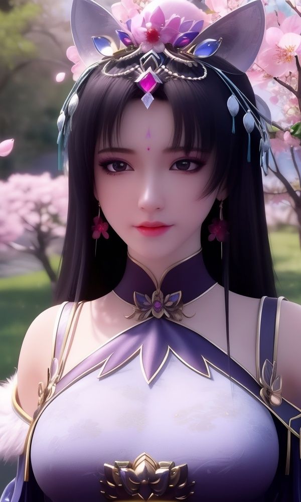 (,1girl, ,best quality, )<lora:DA_慕雨墨-暗河传:0.7>,, ,masterpiece, fantasy, realistic,science fiction,mole, ultra realistic 8k cg, ,tamari \(flawless\),  medium breasts  , cherry blossoms     (()), (),