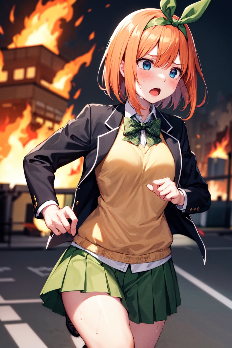 Nakano Yotsuba 中野四葉/ Go-Toubun no Hanayome by h_madoka on Tensor.Art