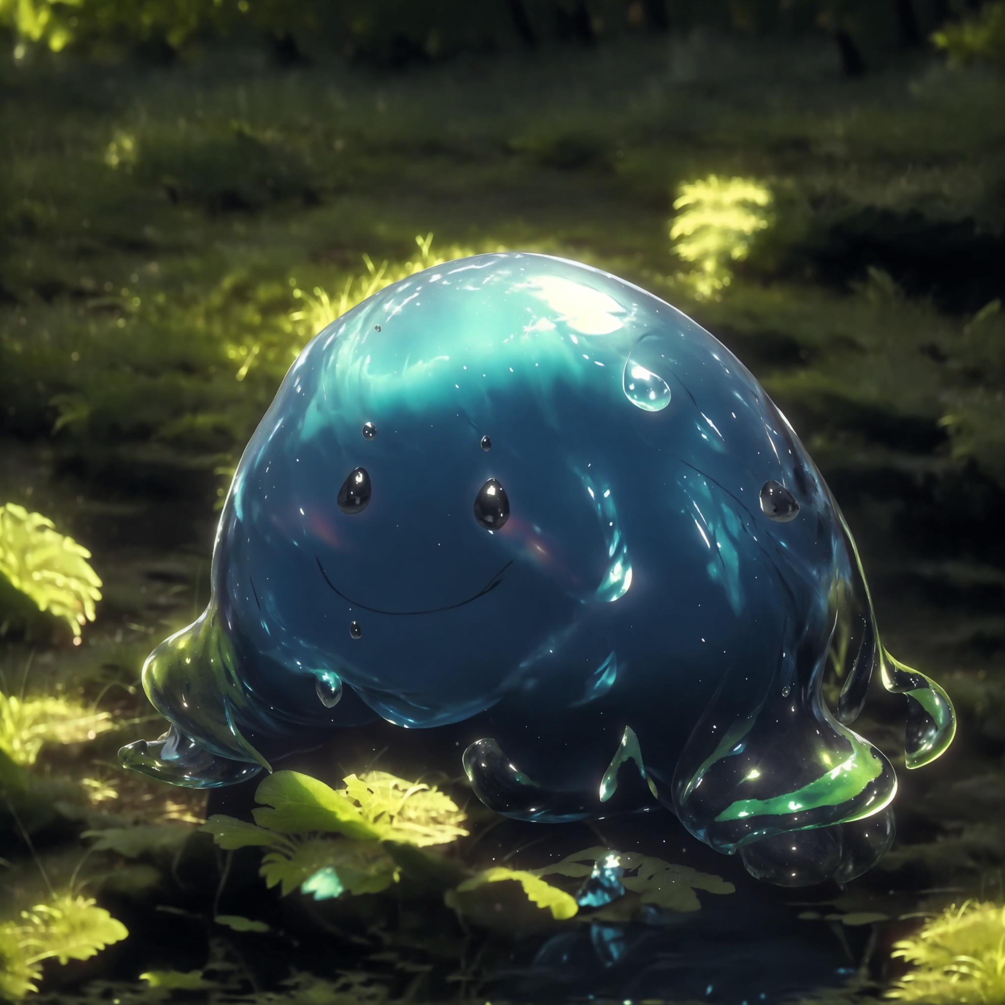 White & black slime by Caption Master on Tensor.Art