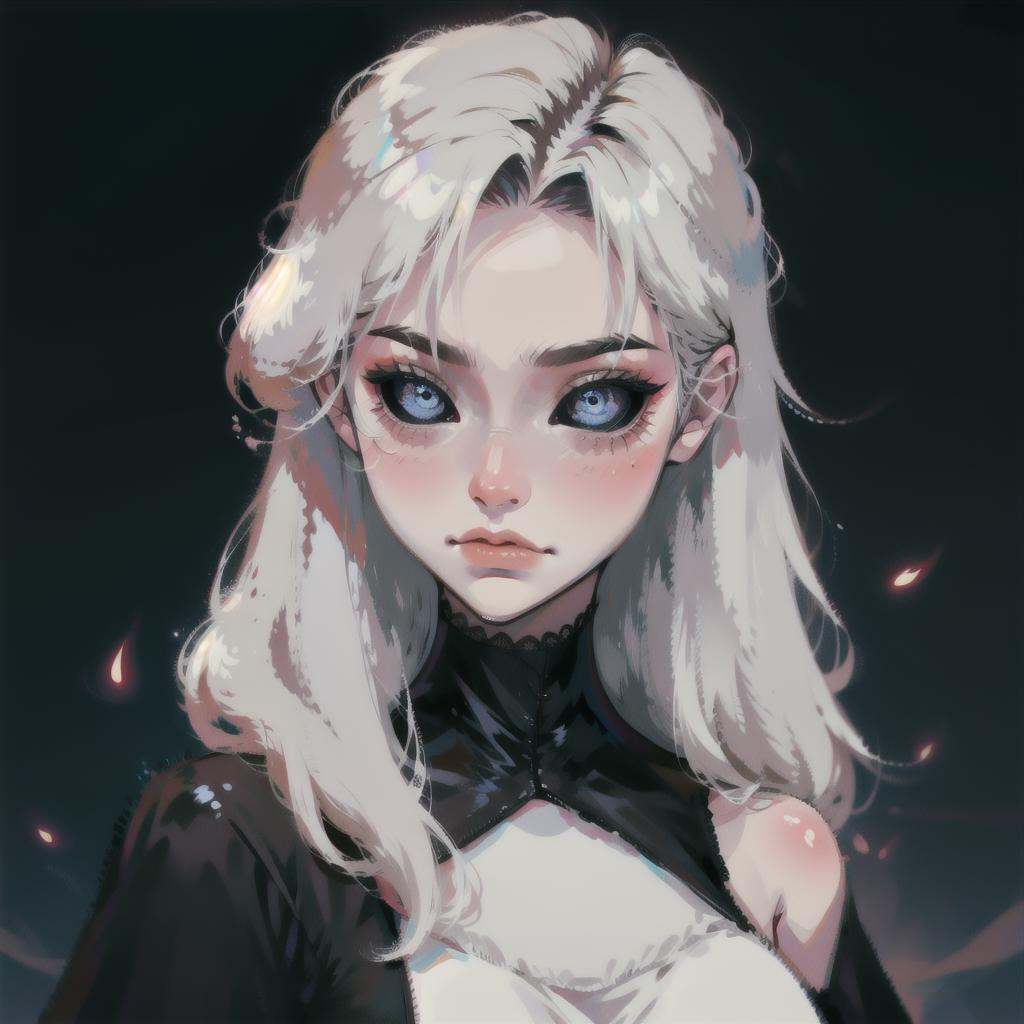 1girl,  solo,  (simple background) on Tensor.Art