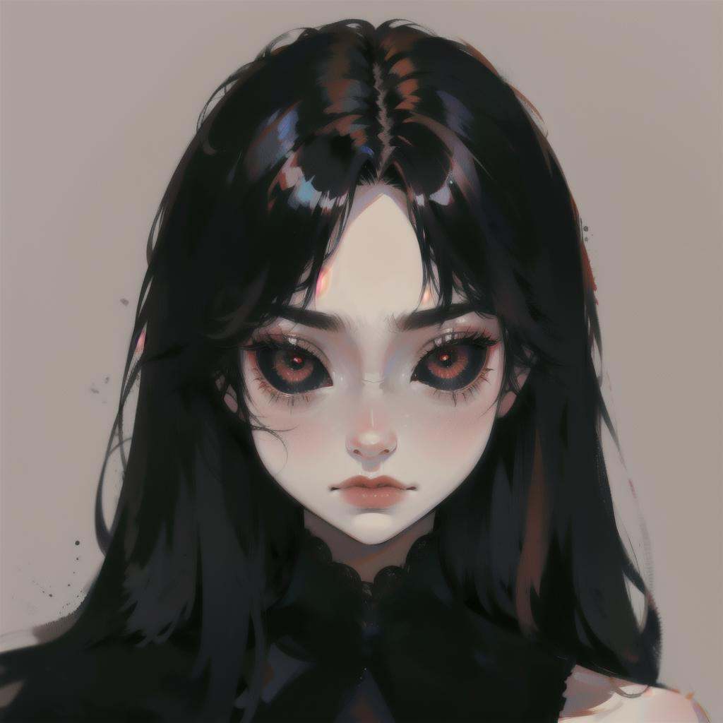 1girl,  solo,  (simple background) on Tensor.Art