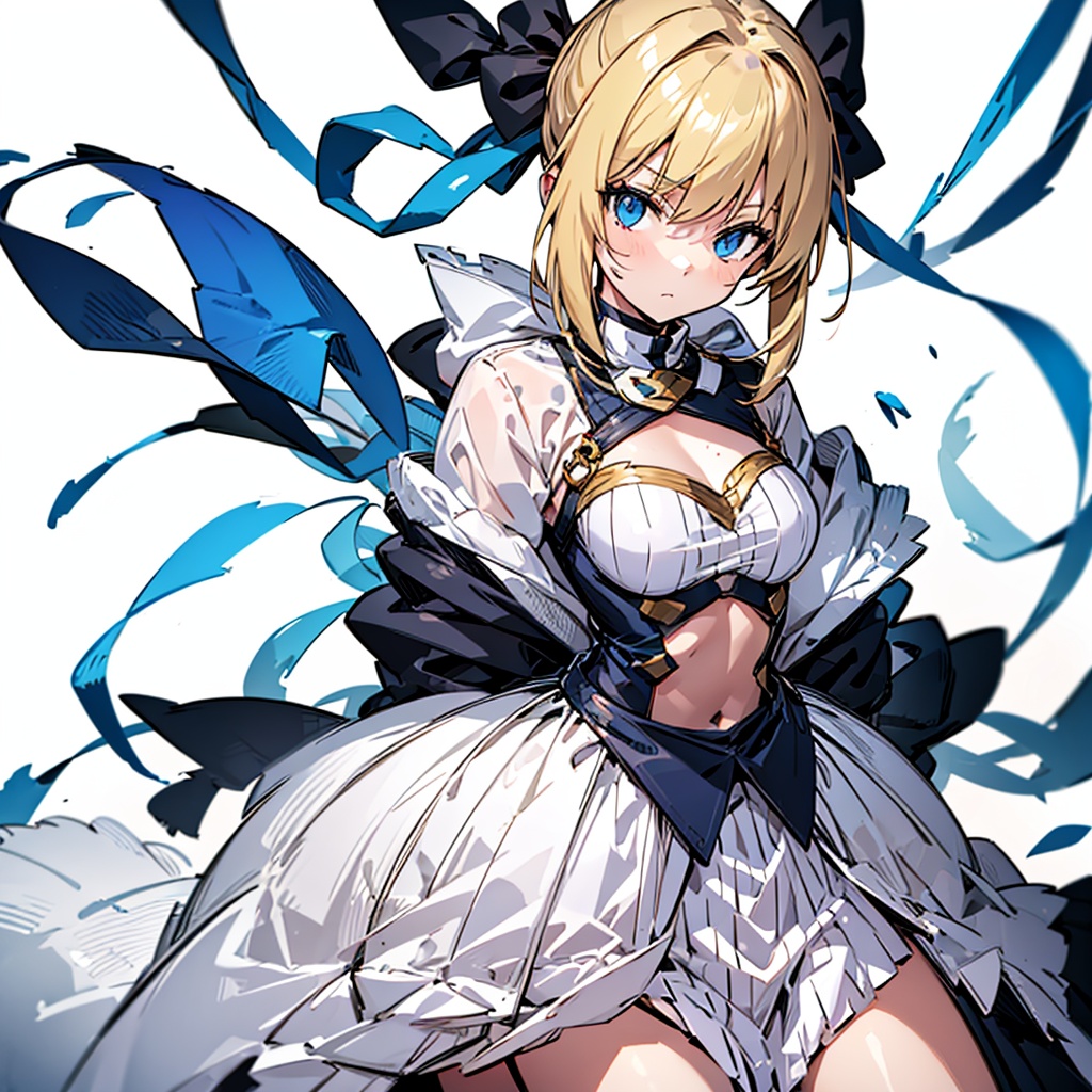 1girl,  white_background,  Artoria Pendragon \(Fate Series\) on Tensor.Art
