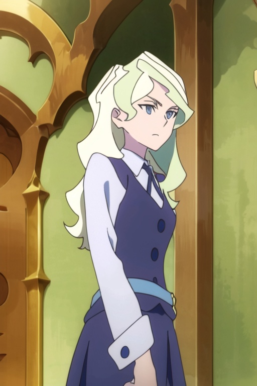 diana cavendish,  luna nova uniform,  (masterpiece on Tensor.Art
