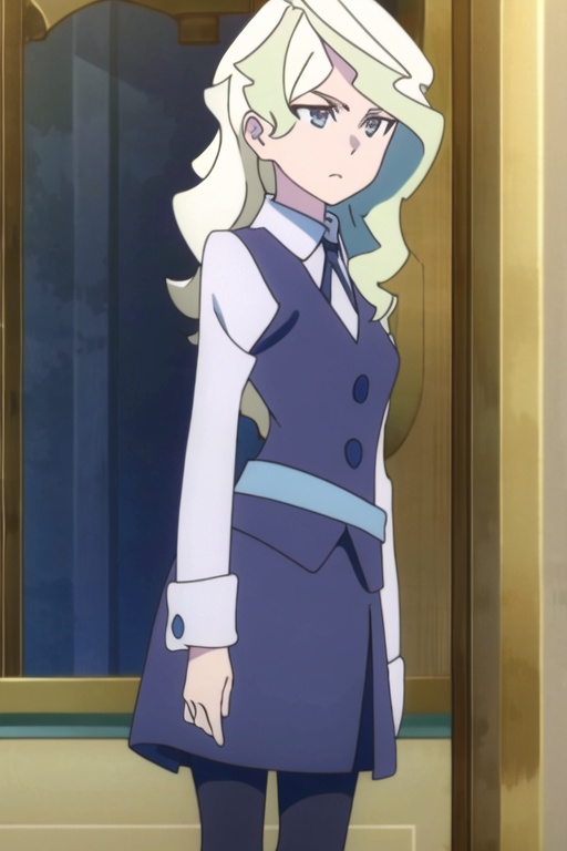 diana cavendish,  luna nova uniform,  (masterpiece on Tensor.Art