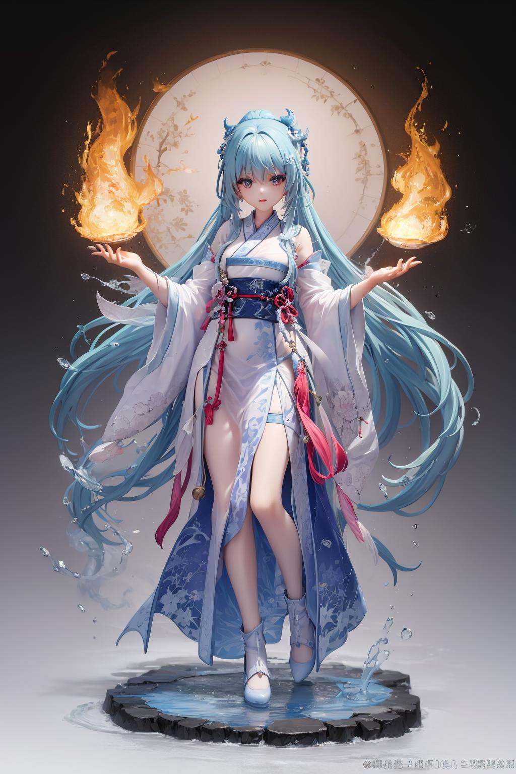 hanfu,  1girl,  very long hair by ishiwatafox117 on Tensor.Art