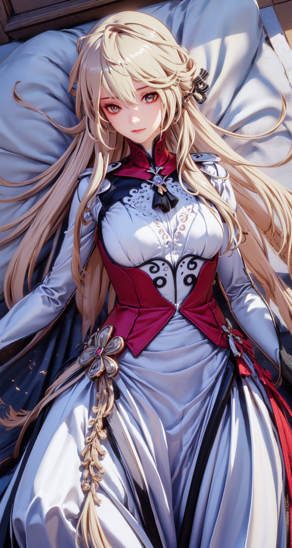  best quality, masterpiece, 8K RAW photo, photorealistic, intricate details, highly detailed, detailed lighting, (Panam Palmer),(detailed (Panam Palmer) outfit), beautiful (25 years old girl), beautiful face, perfect illumination, beautiful detailed eyes, stunningly beautiful woman, detailed hairstyle, detailed face, skin texture, skin pores,, good hands, (8k, best quality, masterpiece:1.2), ,professional soft lighting, lying in a bed
, feiounaXF, naimeixisiXF