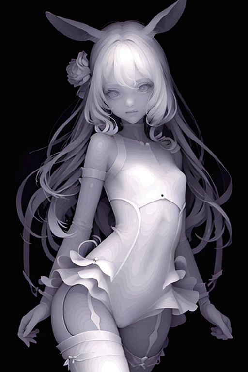 1girl,  body suit,  rabbit ears on Tensor.Art