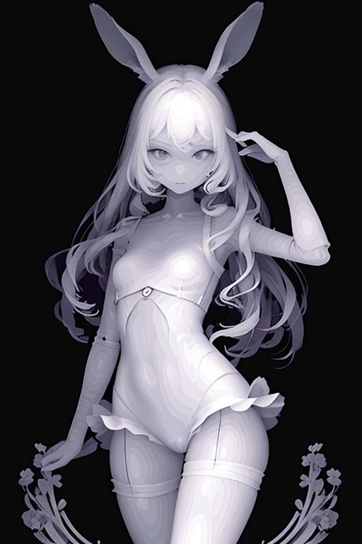 1girl,  body suit,  rabbit ears on Tensor.Art