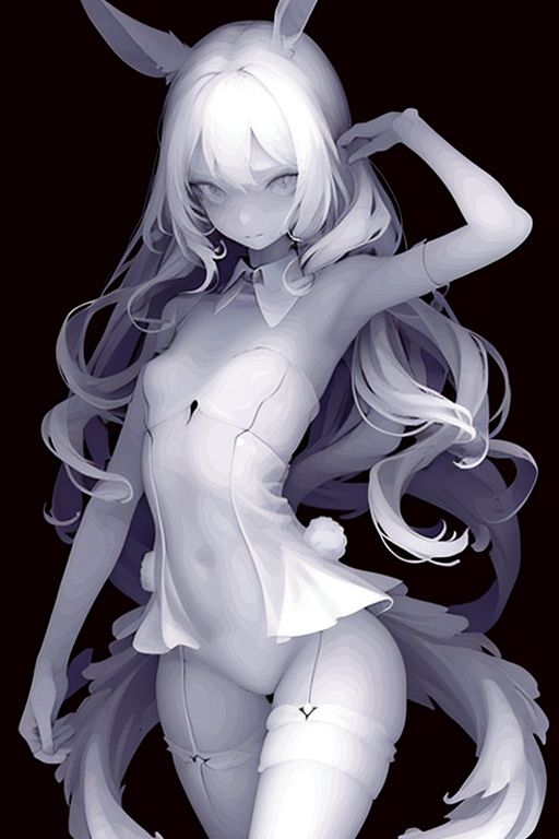 1girl,  body suit,  rabbit ears on Tensor.Art