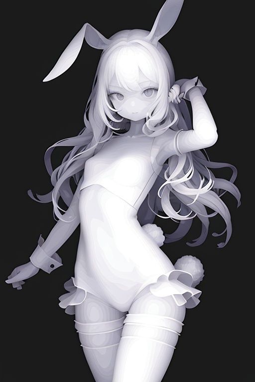 1girl,  body suit,  rabbit ears on Tensor.Art