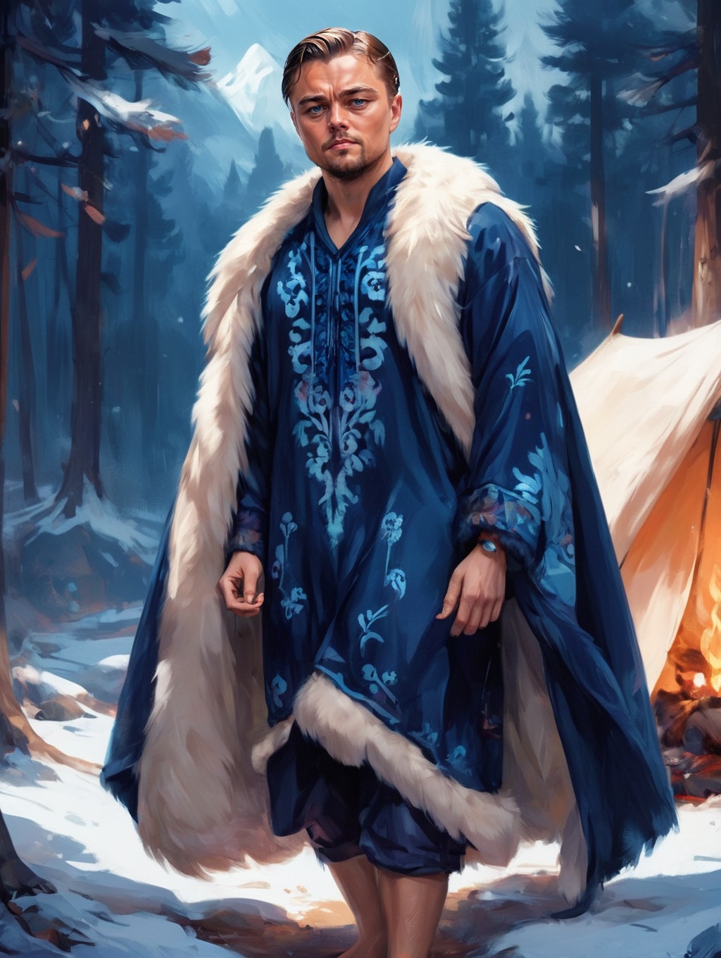 art by Ross Tran and Lois van Baarle,  concept art,  Camping by AdrarDep on Tensor.Art