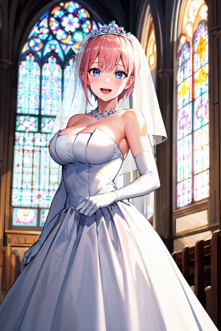Nakano Ichika 中野一花/ Go-Toubun no Hanayome by h_madoka on Tensor.Art