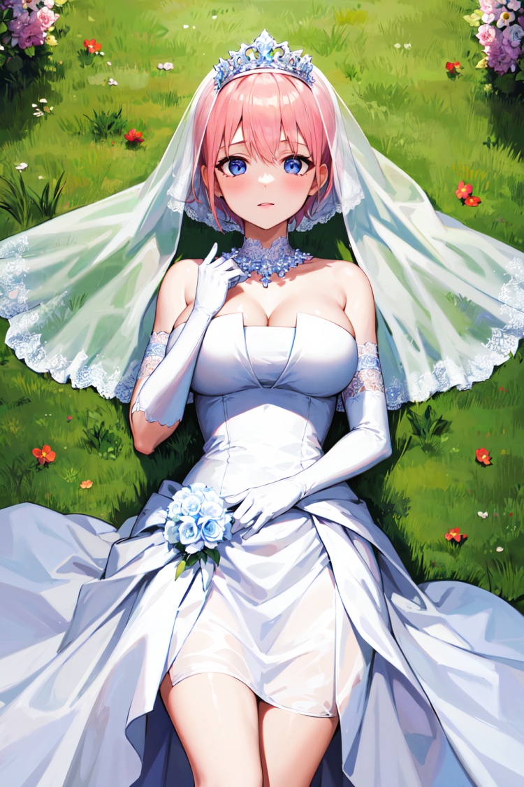 Nakano Ichika 中野一花/ Go-Toubun no Hanayome by h_madoka on Tensor.Art