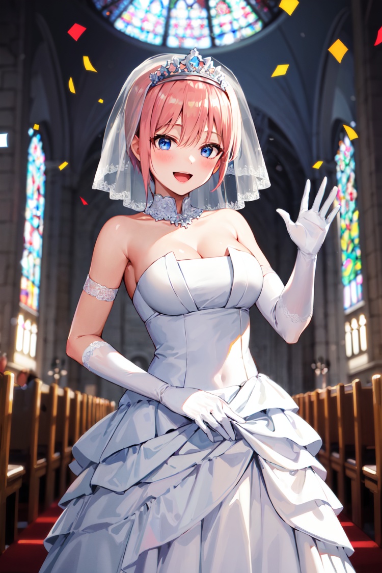 Nakano Ichika 中野一花/ Go-Toubun no Hanayome by h_madoka on Tensor.Art